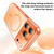 iPhone 17 XDcase Frosted Transparent Magnetic Shockproof Phone Case - Orange