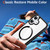 iPhone 17 XDcase JINDUN Clear Cover Independent Metal Button Magnetic Phone Case - Black