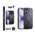 iPhone 17 XDcase Metal Lens Frame Skin Feel Magnetic Phone Case - Black