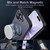 iPhone 17 XDcase Metal Lens Frame Skin Feel Magnetic Phone Case - Black