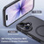 iPhone 17 XDcase Metal Lens Frame Skin Feel Magnetic Phone Case - Black
