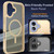 iPhone 17 XDcase Metal Lens Frame Skin Feel Magnetic Phone Case - Gold