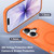 iPhone 17 XDcase Metal Lens Frame Skin Feel Magnetic Phone Case - Orange