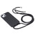 Candy Colors TPU Protective Phone Case with Lanyard iPhone Air - Black
