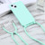 Candy Colors TPU Protective Phone Case with Lanyard iPhone Air - Mint Green