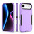 iPhone Air 2 in 1 PC Hybrid TPU Phone Case - Purple+Black