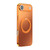 iPhone Air 360 Degree Rotating Holder MagSafe Electroplated Phone Case with Lens Cover - Orange