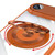 iPhone Air 360 Holder Magsafe Acrylic Hybrid TPU Phone Case - Orange
