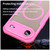 iPhone Air Armor Glaze MagSafe Magnetic Phone Case - Pink
