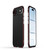 iPhone Air Aurora Series Lens Protector + Metal Frame Phone Case - Black Red