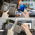 iPhone Air AutSpace A13 MagSafe Magnetic RFID Flip Card Bag Phone Case - Grey