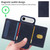 iPhone Air BETOPNICE Horizontal Flip Detachable MagSafe Wallet Phone Case - Blue