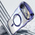 iPhone Air Big Wave Electroplating MagSafe Magnetic Phone Case - Dark Purple