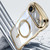 iPhone Air Big Wave Electroplating MagSafe Magnetic Phone Case - Gold