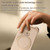 iPhone Air Borderless MagSafe Ring Holder Plain Leather Phone Case - Black