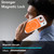 iPhone Air Bright Color Blocking Camera Bracket Magnetic Phone Case - Orange