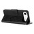 iPhone Air Butterfly Embossed Flip Leather Phone Case - Black
