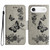 iPhone Air Butterfly Embossed Flip Leather Phone Case - Grey
