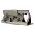 iPhone Air Butterfly Embossed Flip Leather Phone Case - Grey