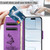 iPhone Air Butterfly Embossed Flip Leather Phone Case - Purple