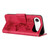 iPhone Air Butterfly Embossed Flip Leather Phone Case - Red