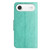 iPhone Air Butterfly Flower Pattern Flip Leather Phone Case - Green