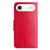 iPhone Air Butterfly Flower Pattern Flip Leather Phone Case - Red