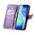 iPhone Air Butterfly Love Flower Embossed Leather Phone Case - Lavender