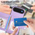 iPhone Air Button Card Bag RFID Anti-theft Phone Case - Purple
