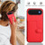 iPhone Air Button Card Bag RFID Anti-theft Phone Case - Red