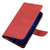 iPhone Air Calf Texture Buckle Flip Leather Phone Case - Red