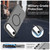 iPhone Air Candy Fine Circle Magsafe PC Hybrid TPU Phone Case - Black