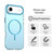 iPhone Air Candy Fine Circle Magsafe PC Hybrid TPU Phone Case - Blue