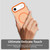 iPhone Air Candy Fine Circle Magsafe PC Hybrid TPU Phone Case - Orange