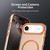 iPhone Air Candy Fine Circle Magsafe PC Hybrid TPU Phone Case - Orange