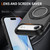 iPhone Air Carbon Fiber Gear Holder C Type MagSafe Phone Case - Bright Grey + Black