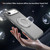 iPhone Air Carbon Fiber Gear Holder C Type MagSafe Phone Case - Bright Grey+Grey