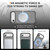 iPhone Air Carbon Fiber Gear Holder C Type MagSafe Phone Case - Bright Grey+Grey