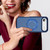 iPhone Air Carbon Fiber Gear Holder C Type MagSafe Phone Case - Transparent Blue + Royal Blue