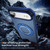 iPhone Air Carbon Fiber Gear Holder C Type MagSafe Phone Case - Transparent Blue + Royal Blue
