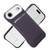 iPhone Air Carbon Fiber MagSafe Magnetic Card Holder Phone Case - Purple