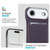 iPhone Air Carbon Fiber MagSafe Magnetic Card Holder Phone Case - Purple