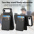 iPhone Air Carbon Fiber MagSafe Vertical Flip Card Bag Phone Case - Black