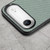 iPhone Air Carbon Fiber Texture Leather Back Phone Case - Green