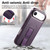 iPhone Air CaseNeo Finger Grip Wristband MagSafe Back Phone Case - Purple