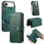 iPhone Air CaseNeo MagSafe RFID Anti-theft Zipper Wallet Retro Leather Phone Case - Green