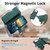 iPhone Air CaseNeo MagSafe RFID Anti-theft Zipper Wallet Retro Leather Phone Case - Green