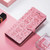 iPhone Air Cat and Dog Embossed Leather Phone Case - Pink