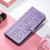 iPhone Air Cat and Dog Embossed Leather Phone Case - Purple