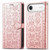 iPhone Air Cat and Dog Embossed Leather Phone Case - Rose Gold